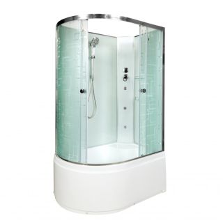 Душевая кабина Deto ЕМ4511 R  N с гидромассажем (гм.) 110х80х208 см